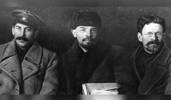 Сталин, Ленин и Троцкий